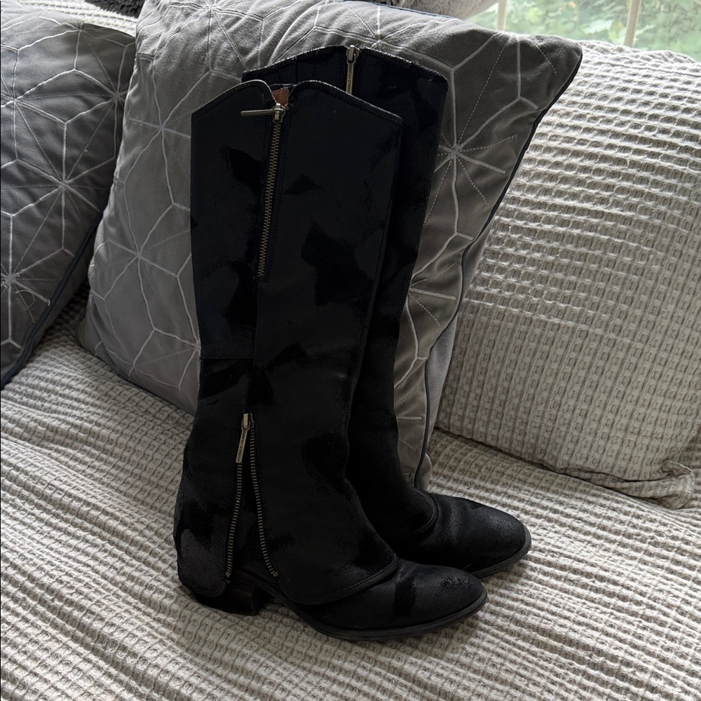Donald J. Pliner Black Heeled Boots
